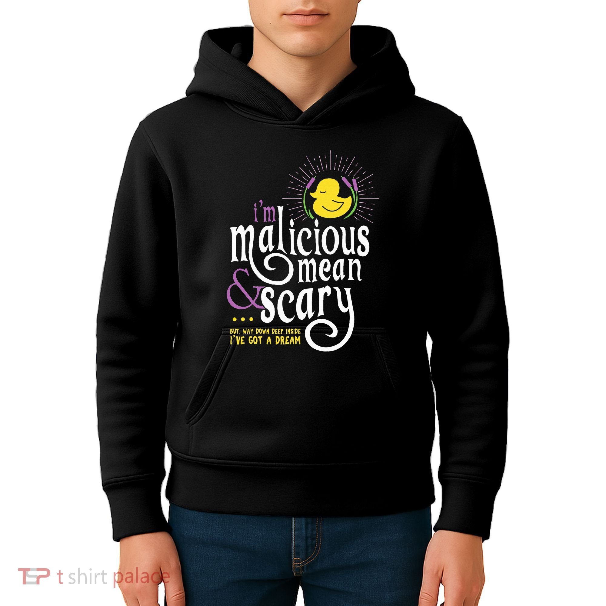 The Snuggly Duckling Malicious Mean & Scary Kids Hoodie