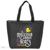 The Snuggly Duckling Malicious Mean & Scary Tote Bag thumb 0
