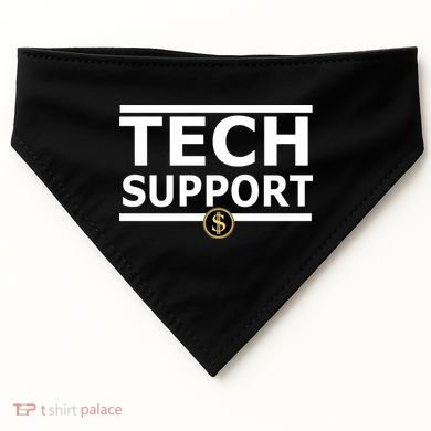 Tech Support Elon Musk D.O.G.E. USA-Made Doggie Bandana