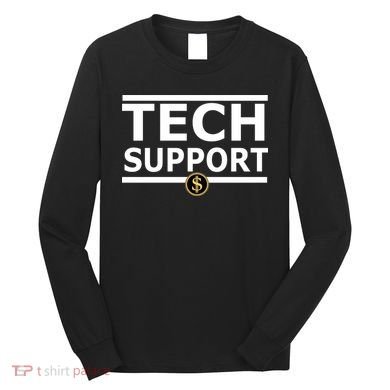 Tech Support Elon Musk D.O.G.E. Long Sleeve Shirt