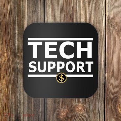 Tech Support Elon Musk D.O.G.E. Coaster