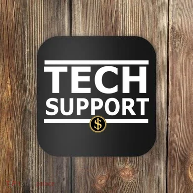 Tech Support Elon Musk D.O.G.E. Coaster