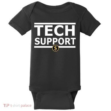 Tech Support Elon Musk D.O.G.E. Baby Bodysuit