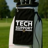 Tech Support Elon Musk D.O.G.E. Golf Towel thumb 2