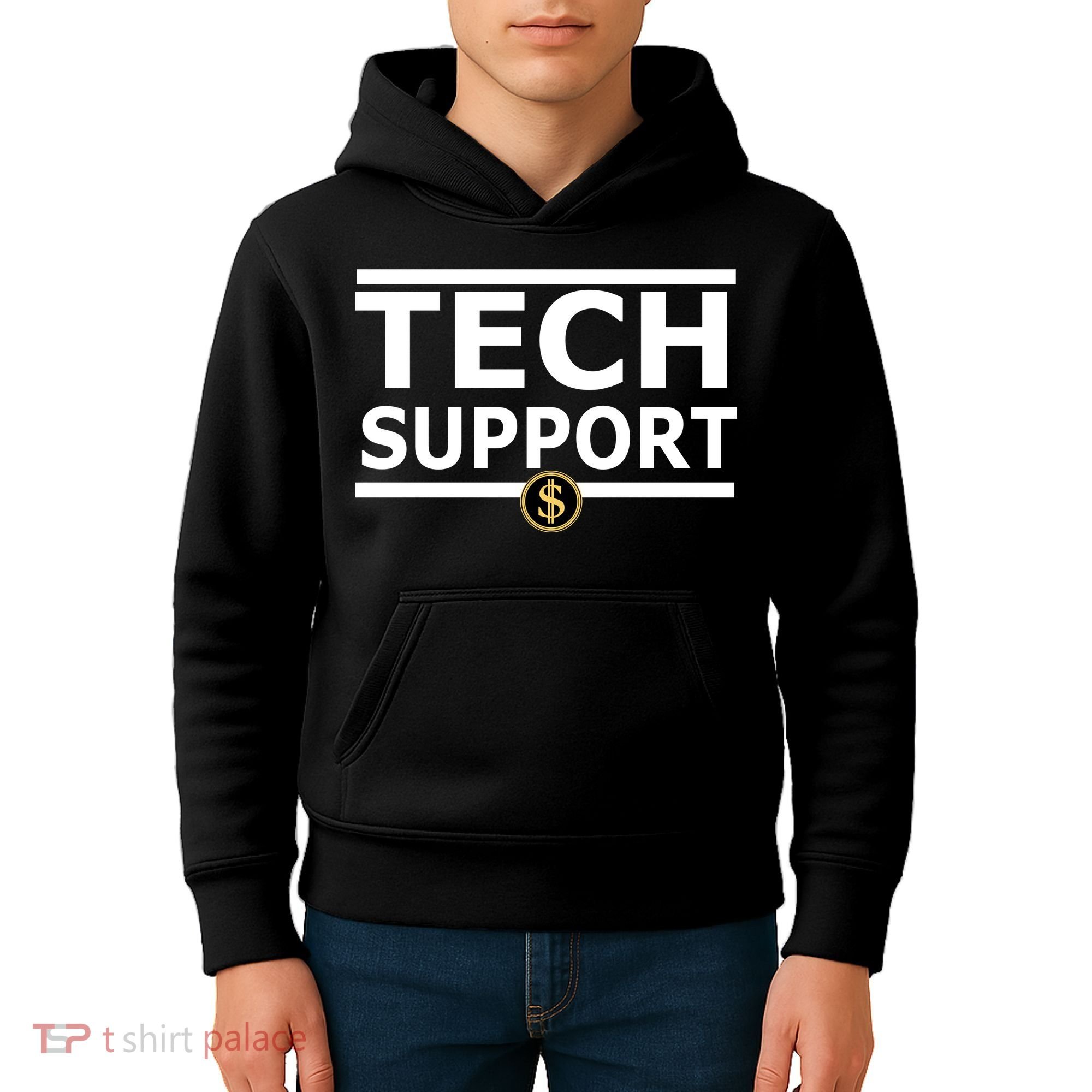 Tech Support Elon Musk D.O.G.E. Kids Hoodie
