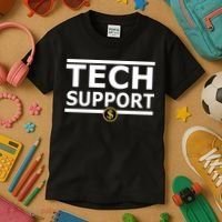 Tech Support Elon Musk D.O.G.E. Kids T-Shirt thumb 3