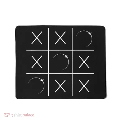 Total Solar Eclipse Tic Tac Toe 04.08.2024 Mousepad