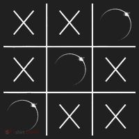 Total Solar Eclipse Tic Tac Toe 04.08.2024 Golf Towel thumb 3