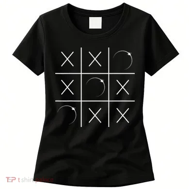 Total Solar Eclipse Tic Tac Toe 04.08.2024 Women's T-Shirt