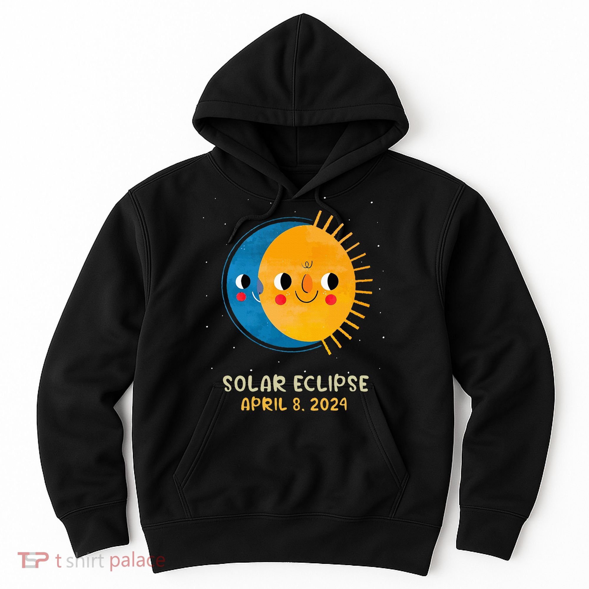 Total Solar Eclipse 2024 Cute Solar Eclipse Hoodie
