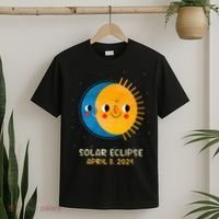 Total Solar Eclipse 2024 Cute Solar Eclipse T-Shirt thumb 2