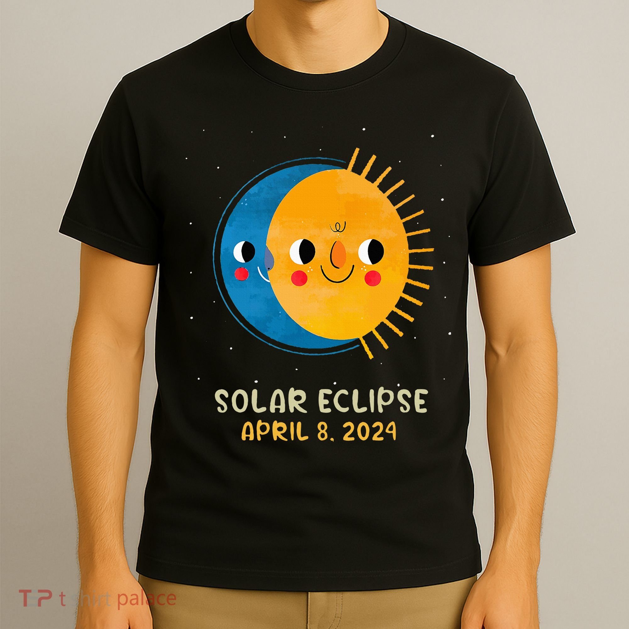 Total Solar Eclipse 2024 Cute Solar Eclipse T-Shirt