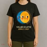 Total Solar Eclipse 2024 Cute Solar Eclipse T-Shirt thumb 4