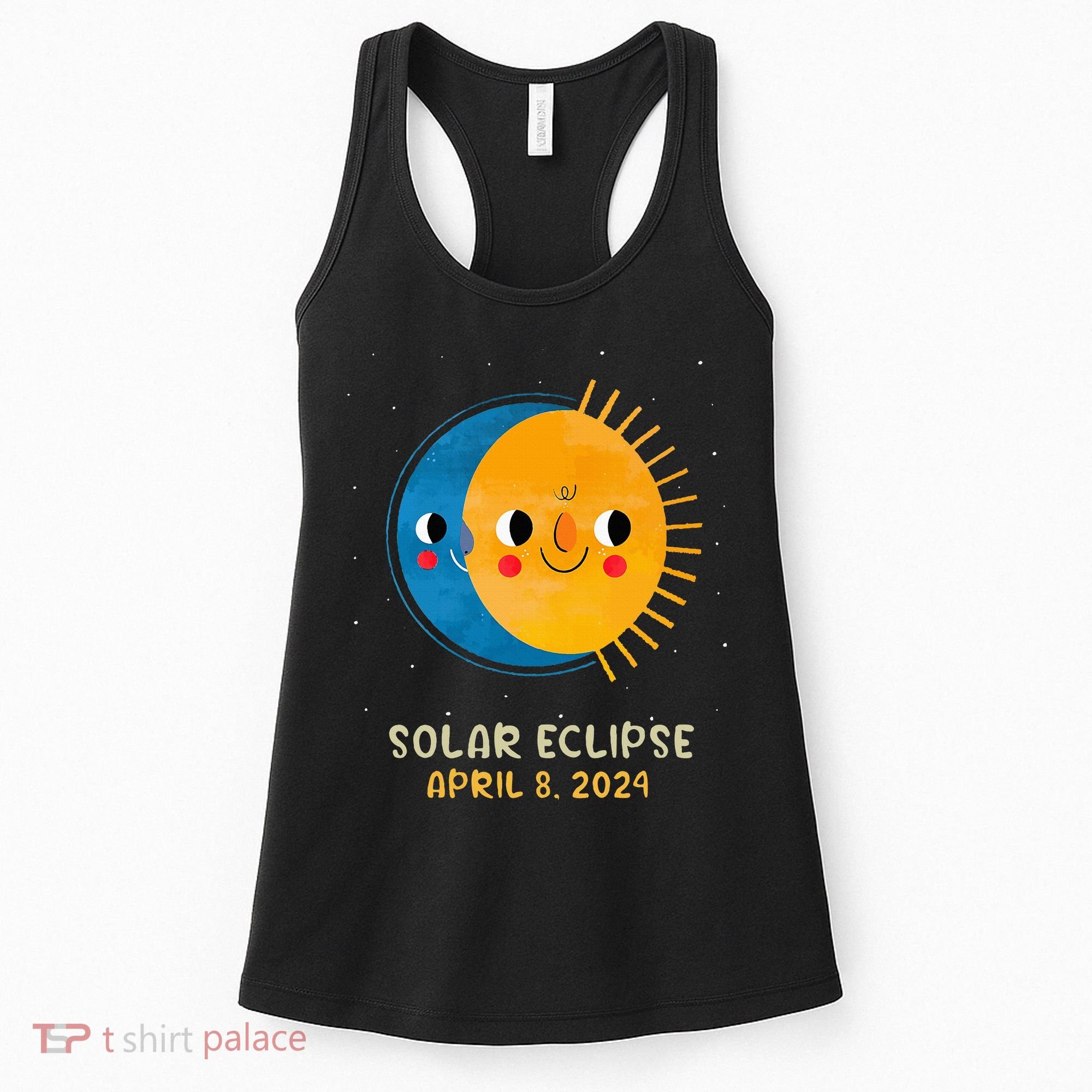 Total Solar Eclipse 2024 Cute Solar Eclipse Women's Tank Top