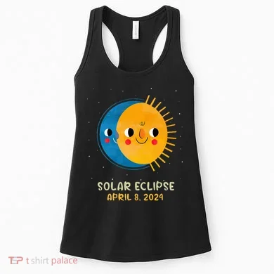 Total Solar Eclipse 2024 Cute Solar Eclipse Women's Tank Top