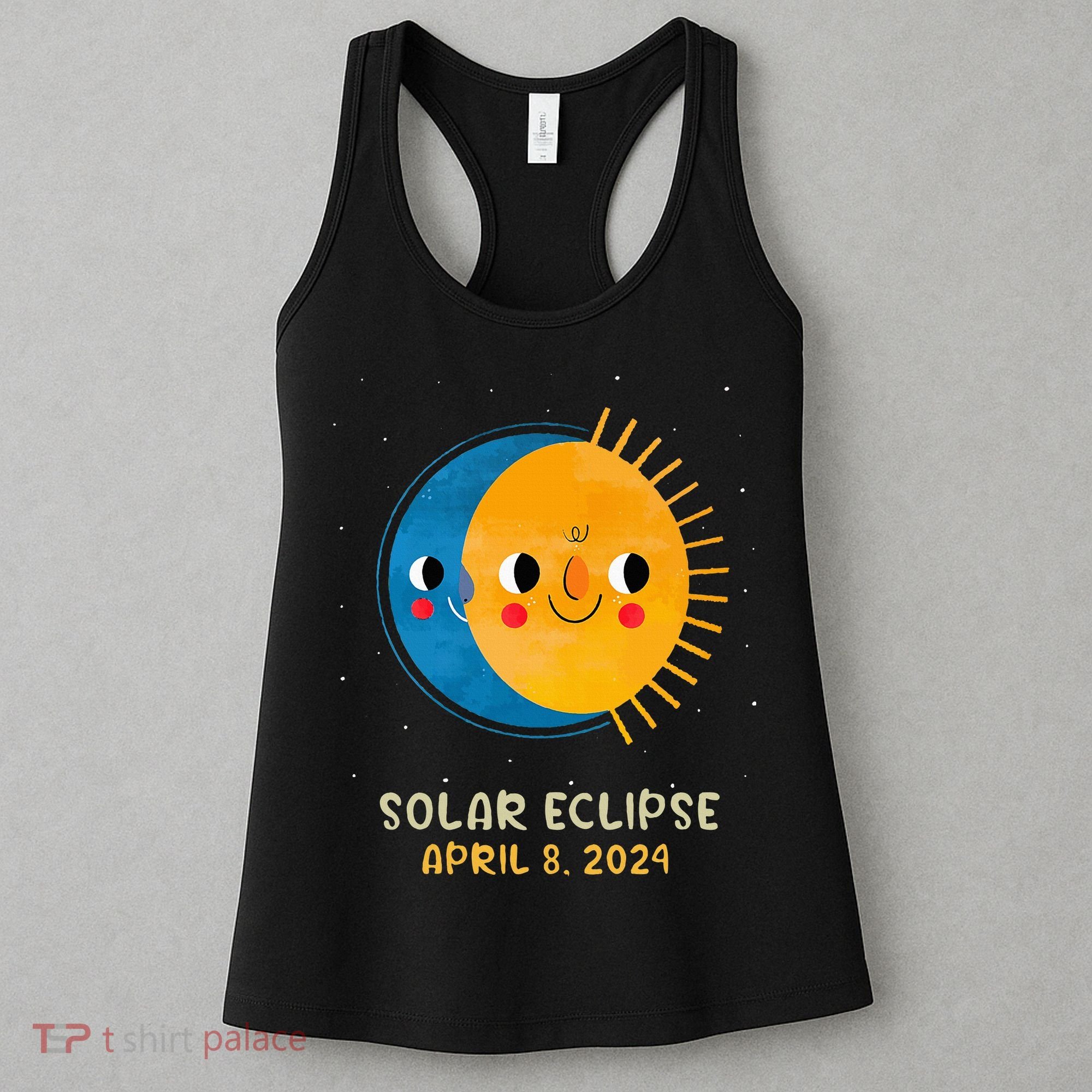 Total Solar Eclipse 2024 Cute Solar Eclipse Women's Tank Top