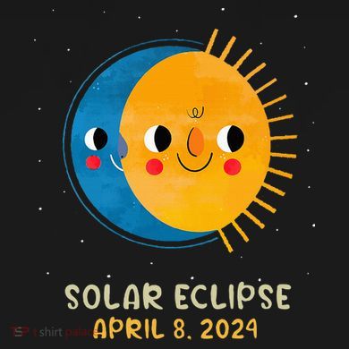 Total Solar Eclipse 2024 Cute Solar Eclipse Tank Top