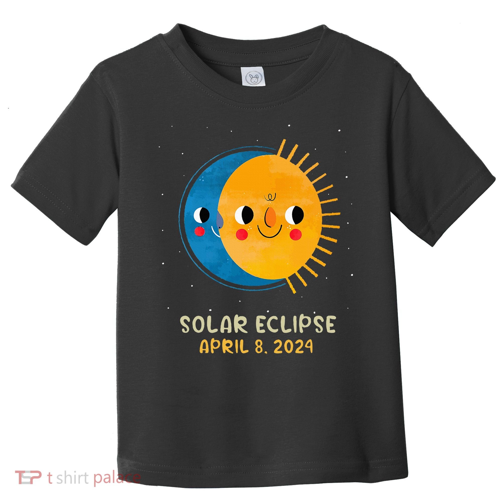 Total Solar Eclipse 2024 Cute Solar Eclipse Toddler T-Shirt
