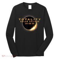 Total Solar Eclipse 04.08.2024 Totality Long Sleeve Shirt thumb 0