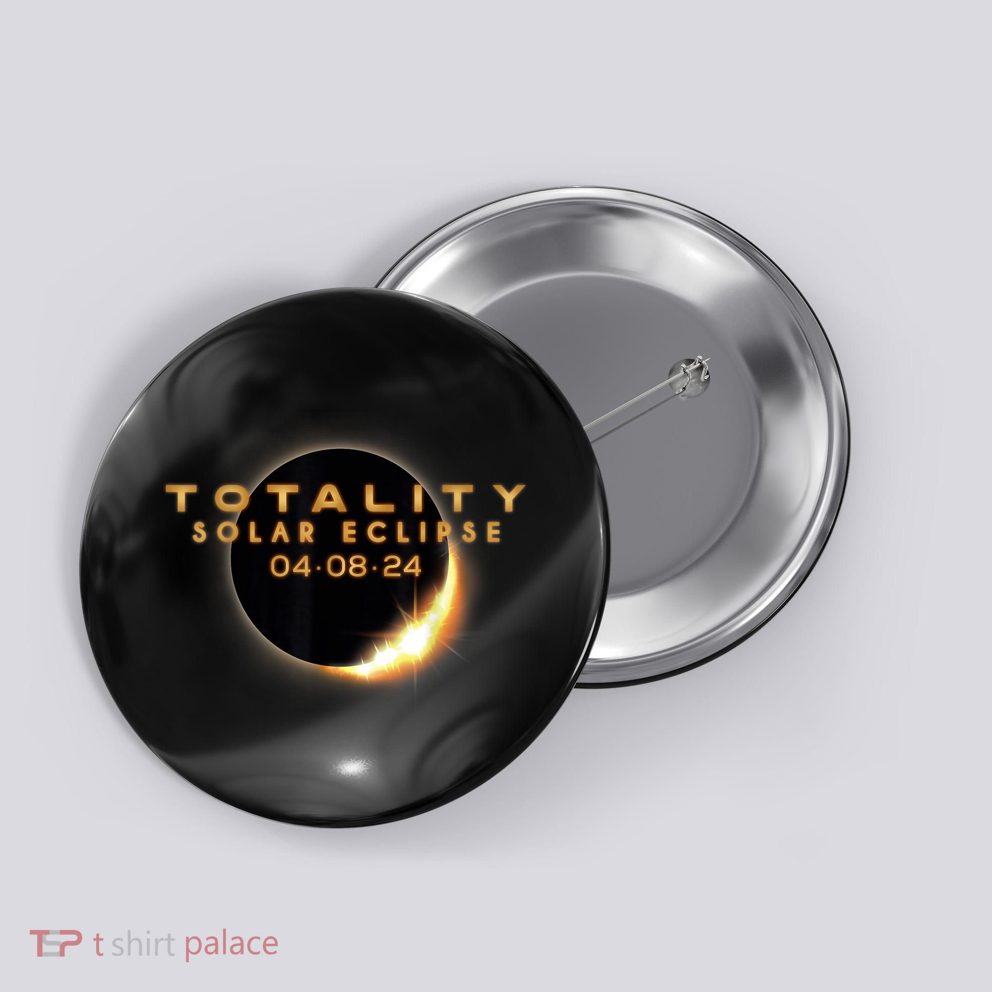 Total Solar Eclipse 04.08.2024 Totality Button