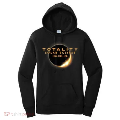 Total Solar Eclipse 04.08.2024 Totality Women's Hoodie