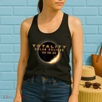 Total Solar Eclipse 04.08.2024 Totality Women's Tank Top thumb 2