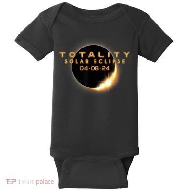 Total Solar Eclipse 04.08.2024 Totality Baby Bodysuit