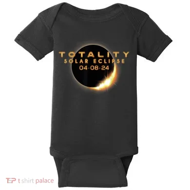 Total Solar Eclipse 04.08.2024 Totality Baby Bodysuit
