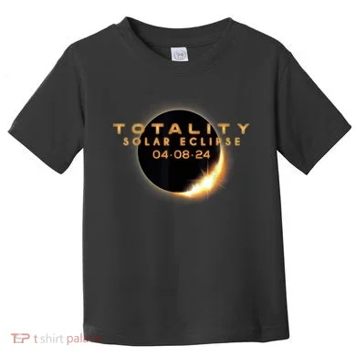 Total Solar Eclipse 04.08.2024 Totality Toddler T-Shirt