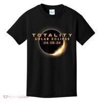 Total Solar Eclipse 04.08.2024 Totality Kids T-Shirt thumb 0