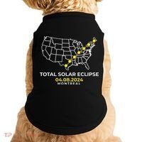 Totality Solar Eclipse Montreal Doggie Tank thumb 0