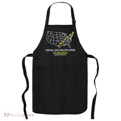 Totality Solar Eclipse Montreal Apron