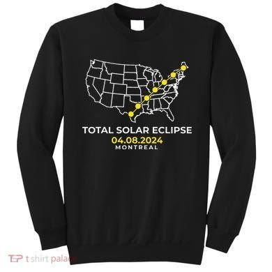 Totality Solar Eclipse Montreal Sweatshirt