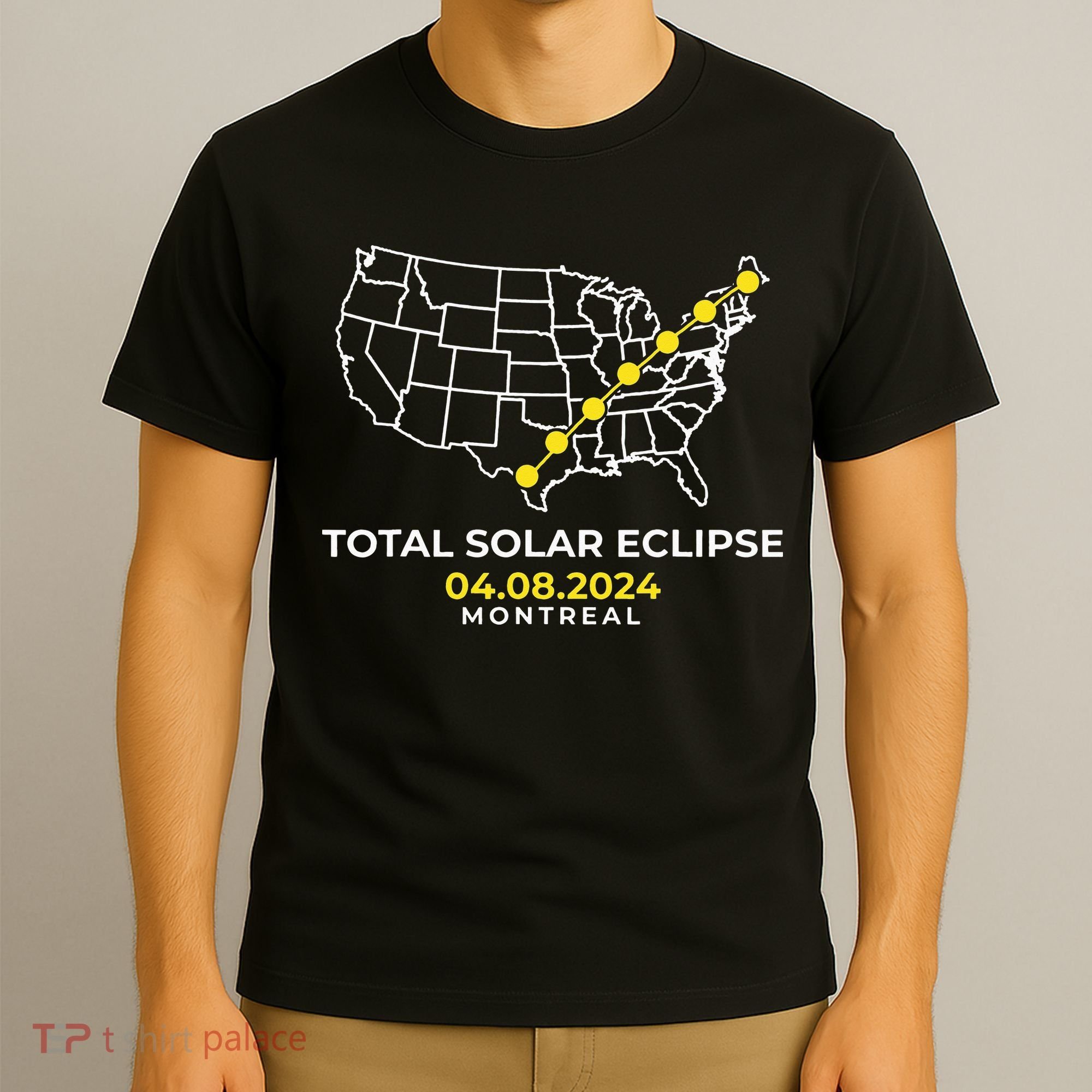 Totality Solar Eclipse Montreal T-Shirt