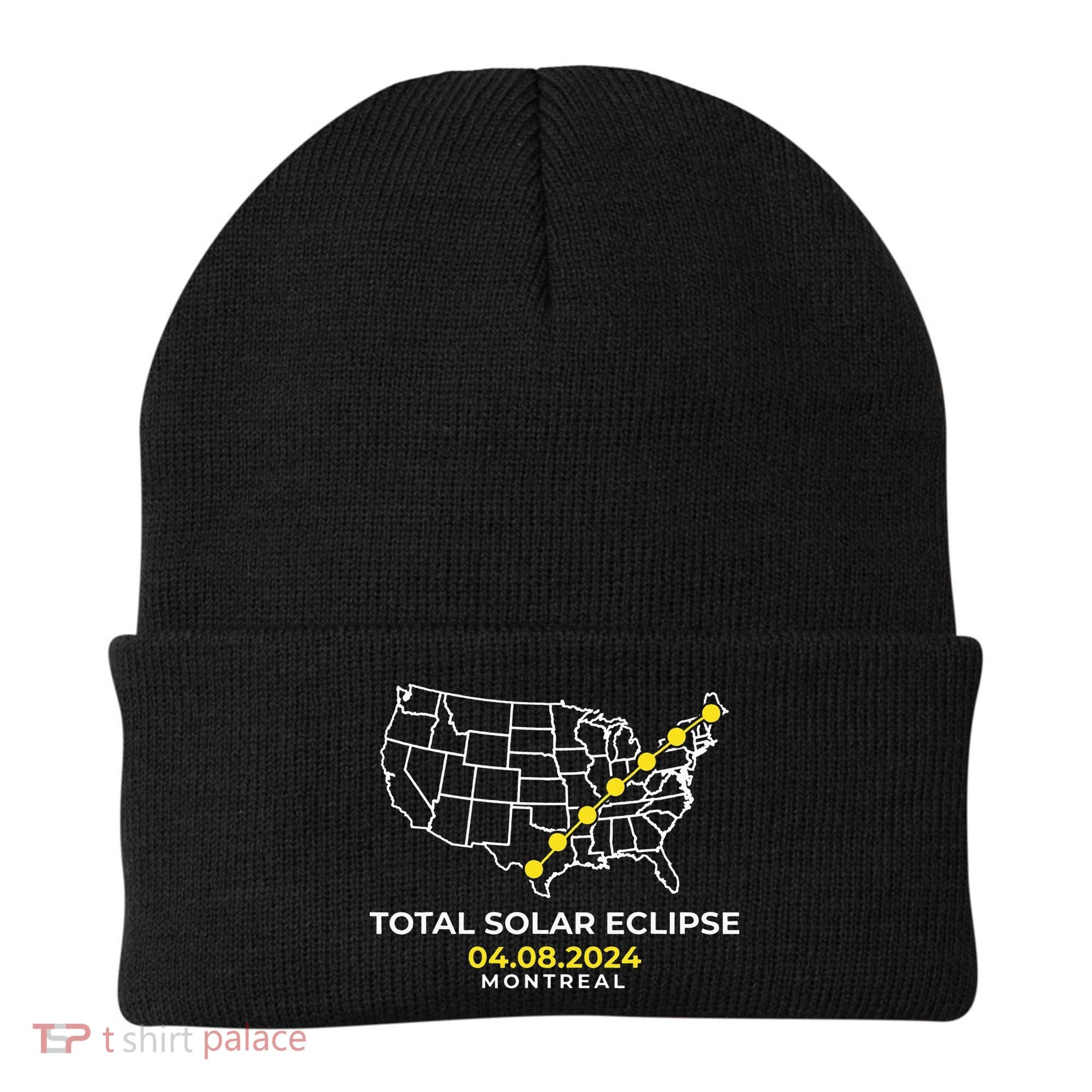 Totality Solar Eclipse Montreal Beanie
