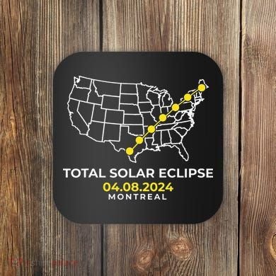 Totality Solar Eclipse Montreal Coaster