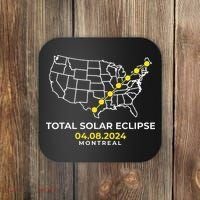 Totality Solar Eclipse Montreal Coaster thumb 0