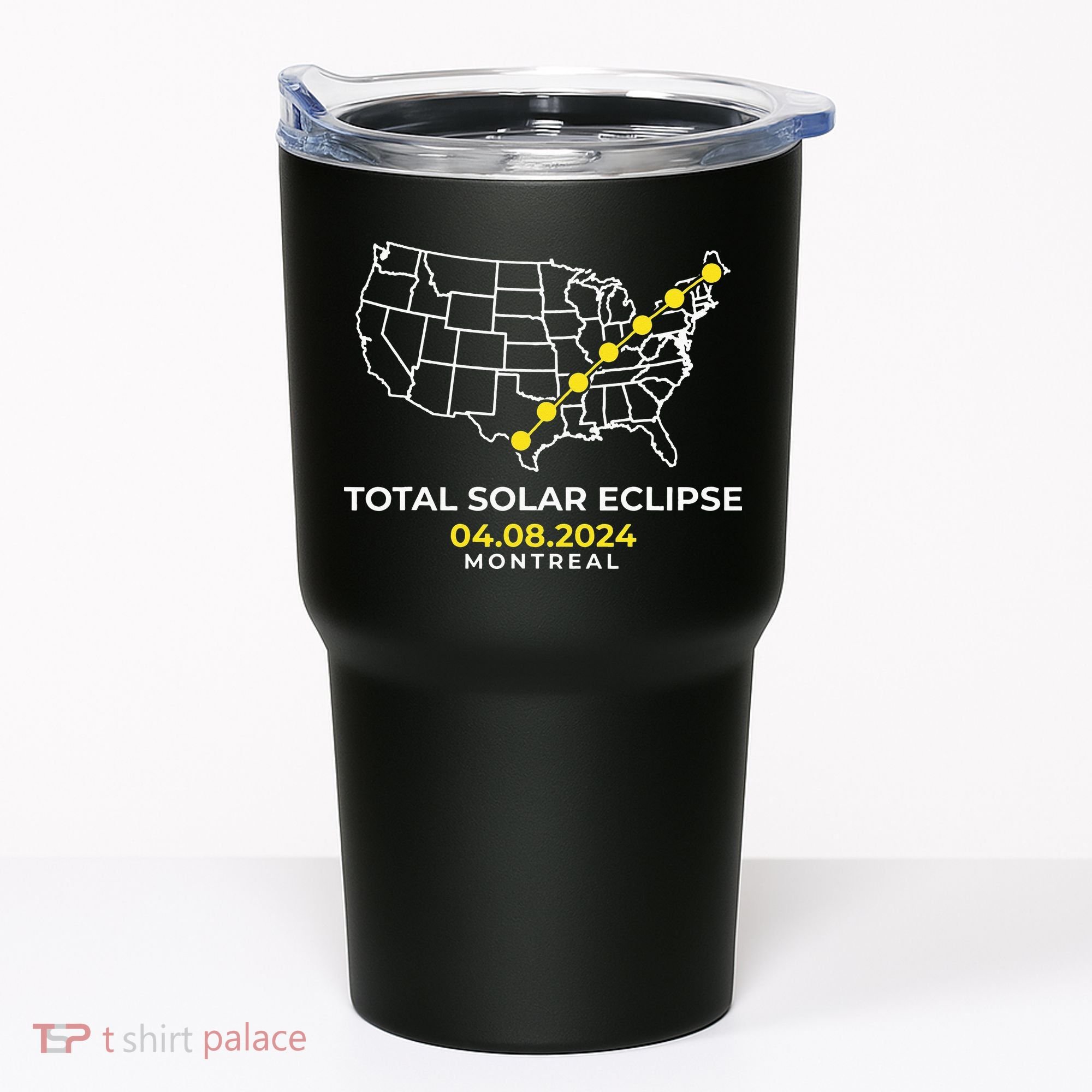 Totality Solar Eclipse Montreal Tumbler