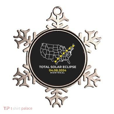 Totality Solar Eclipse Montreal Ornament