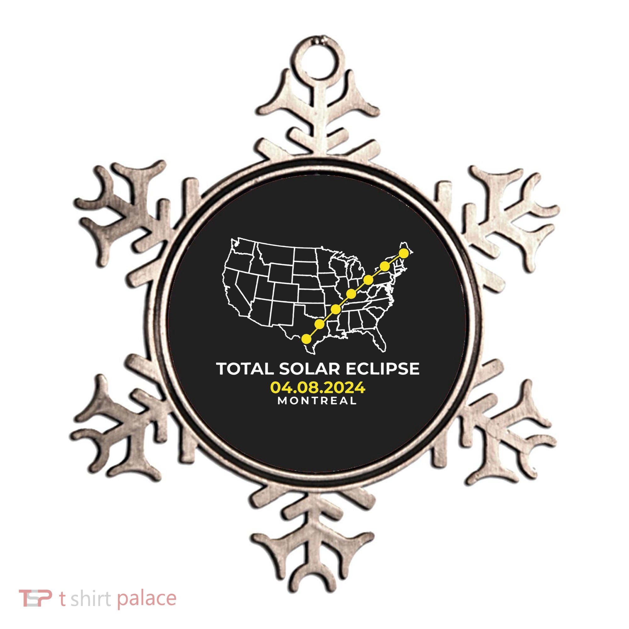 Totality Solar Eclipse Montreal Ornament