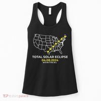 Totality Solar Eclipse Montreal Women's Tank Top thumb 0