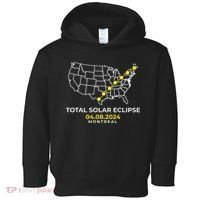 Totality Solar Eclipse Montreal Toddler Hoodie thumb 0