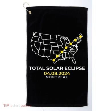 Totality Solar Eclipse Montreal Golf Towel
