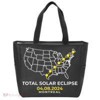 Totality Solar Eclipse Montreal Tote Bag thumb 0