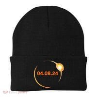 Total Solar Eclipse 04.08.2024 Totality Beanie thumb 0