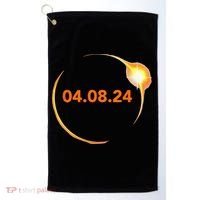 Total Solar Eclipse 04.08.2024 Totality Golf Towel thumb 0