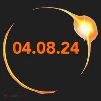 Total Solar Eclipse 04.08.2024 Totality Golf Towel thumb 3