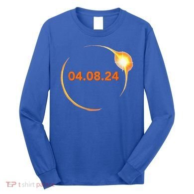 Total Solar Eclipse 04.08.2024 Totality Long Sleeve Shirt