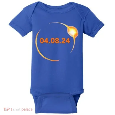 Total Solar Eclipse 04.08.2024 Totality Baby Bodysuit