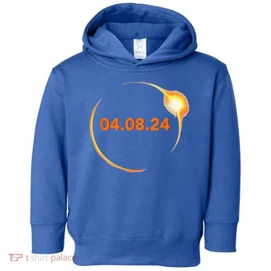 Total Solar Eclipse 04.08.2024 Totality Toddler Hoodie